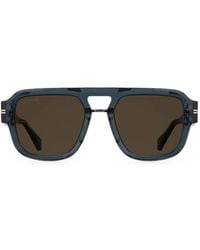 Lacoste - Geometric-Frame Sunglasses - Lyst