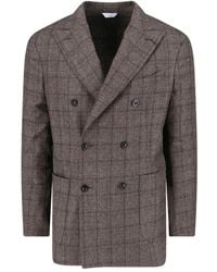 Boglioli - Blazer Doppiopetto A Quadri - Lyst