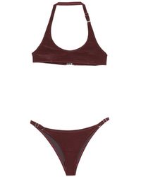 The Attico - Halterneck Bikini Set - Lyst
