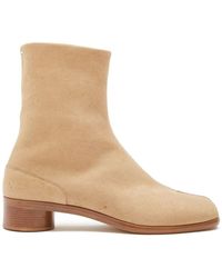 Maison Margiela - Tabi 30mm Leather Ankle Boots - Lyst