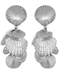 Jennifer Behr - Boucles D'Oreilles Aphrodite À Pendentif Coquillage - Lyst