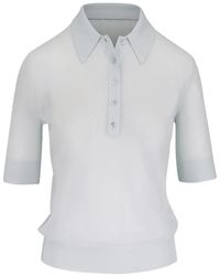 Twp - Short-Sleeve Knit Polo Shirt - Lyst