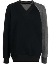 Kolor - Pullover Im Patchwork-Look - Lyst