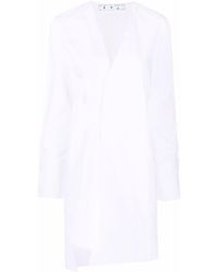 Off-White c/o Virgil Abloh - Long-Sleeve Shirt Dress - Lyst