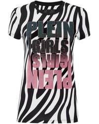 Philipp Plein - T-Shirt Met Ronde Hals - Lyst