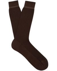 ZEGNA - Jacquard Socks - Lyst