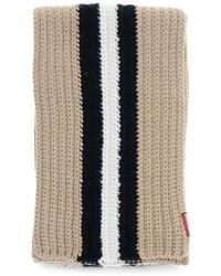 DSquared² - Chunky-Knit Striped Scarf - Lyst