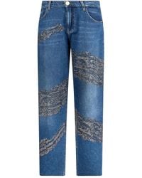 Liu Jo - Rhinestone-Embellished Jeans - Lyst