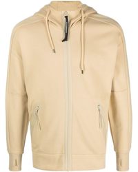 C.P. Company - Goggles-detail Cotton Hoodie - Lyst
