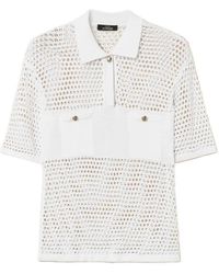 Twinset - Polo En Résille - Lyst
