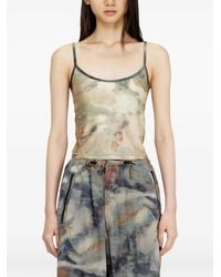 DIESEL - Sleeveless Tops - Lyst