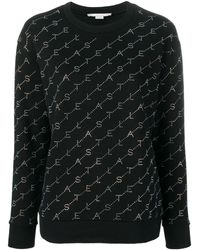 Stella McCartney Sweat à logo - Noir