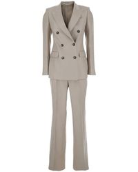 Tagliatore - Traje De Lino Con Doble Botonadura - Lyst
