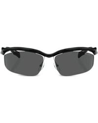 Prada - Prada Pr A25S Sonnenbrille Mit Geometrischem Gestell - Lyst