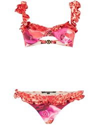 Roberto Cavalli - Garden Rose Bikini - Lyst