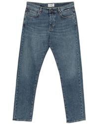 Iceberg - Logo-Plaque Straight-Leg Denim Jeans - Lyst