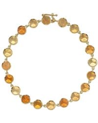 Irene Neuwirth - 18Kt Classic Link Fire Opal Bracelet - Lyst