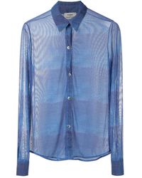 Amir Slama - Sheer-Finish Long-Sleeved Shirt - Lyst