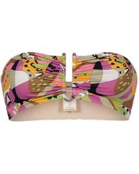 Paramidonna - Stas Abstract-Print Bikini Top - Lyst