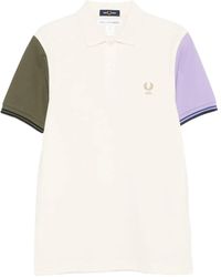 Comme des Garçons - X Fred Perry Colour-Block Short-Sleeve Polo Shirt - Lyst