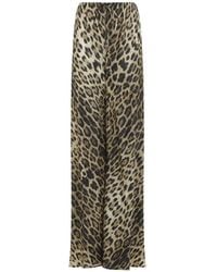 Roberto Cavalli - Leopard-Print Trousers - Lyst