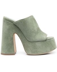 Vic Matié - 140Mm Suede Sandals - Lyst