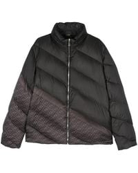 Fendi - Plumífero Con Estampado Ff - Lyst