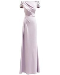 Gemy Maalouf - Off-Shoulder Beaded Dress - Lyst