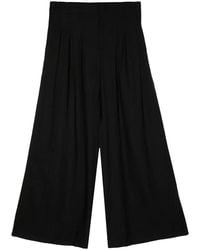 B+ AB - Wide-Leg Cropped Trousers - Lyst