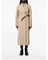 Max Mara - Double-Breasted Belted Trench Coat - Lyst