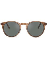 Oliver Peoples - O'Malley Sun Pantos-Frame Sunglasses - Lyst
