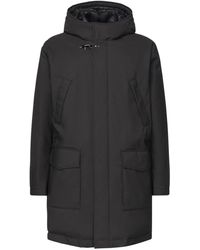 Fay - Hooded Padded Coat - Lyst