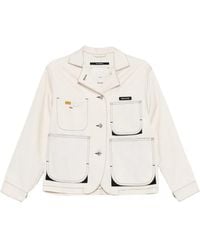 Song For The Mute - Art Patch-Pocket Topstitch Jacket - Lyst
