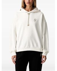 Liu Jo - Logo-Embroidered Hoodie - Lyst
