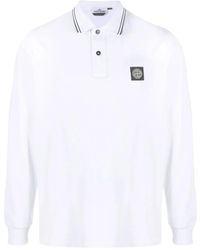 Stone Island - Polo Shirt M/Lunga Slim Fit - Lyst