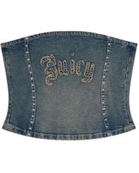 Juicy Couture - Studded Corset Top - Lyst