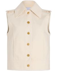 Patou - Sleeveless Denim Jacket - Lyst