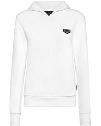 Philipp Plein - Logo Plaque Hoodie - Lyst