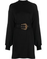 Versace - Minikleid mit Gürtel - Lyst
