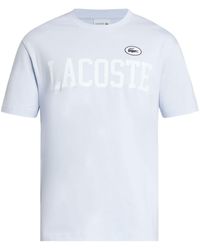Lacoste - T-Shirt mit Logo-Print - Lyst