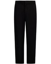 Laminar - Technical-Texture Straight-Leg Trousers - Lyst