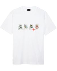 Paul Smith - Cup-And-Ball-Print T-Shirt - Lyst