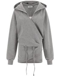 The Attico - Robe Courte À Capuche - Lyst