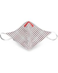 Isaia - Check Face Mask - Lyst