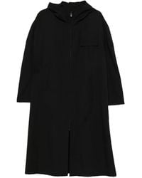 Yohji Yamamoto - Manteau Long À Capuche - Lyst