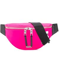Karl Lagerfeld K/ikonik Belt Bag - Pink