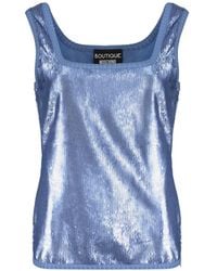 Moschino - Sequin-Embellished Top - Lyst
