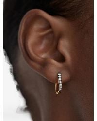 Monica Vinader - Riva Pavé Diamond Hoop Earrings - Lyst