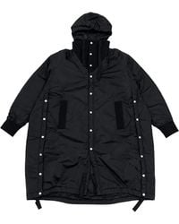 Dover Street Market - Hooded Press-Stud Coat - Lyst