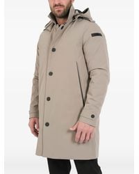 Rrd - Buttoned Hooded Parka - Lyst